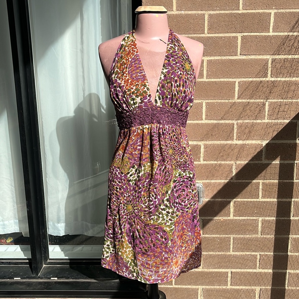VINTAGE floral midi alter dress
